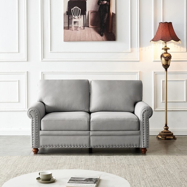 Linen Single Sofa Chair Loveseat 3 Seater Sofa w Storage Boxes Bed Bath Beyond 39449878